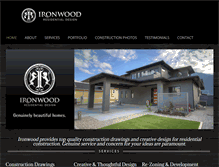 Tablet Screenshot of ironwoodresidential.com